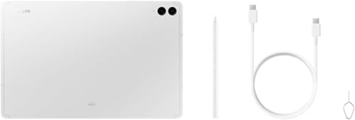 SAMSUNG Galaxy Tab S9 FE+ Plus con S-Pen (128 GB, 8 GB, solo Wi-Fi) Tablet Android WiFi 6 de 12.4 pulgadas, cámara 4K, modelo internacional - X610 (plateado)