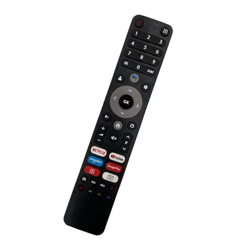 XINFUTE Nuevo ajuste para Chiq Changhong Impex Blaupunkt 4K Voice TV Control remoto 43UBG6000