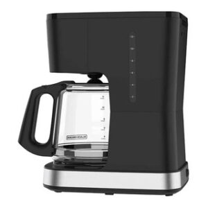 Black + Decker cafetera 12 tazas programable color gris plata - CM0322-0SDLA