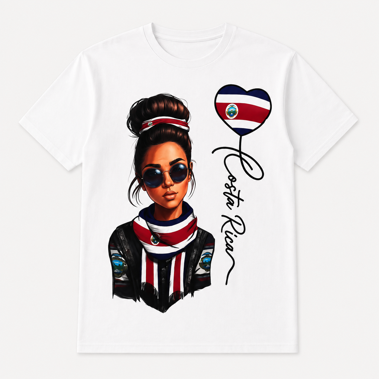 Camisetas blancas con coloridos diseños inspirados en Costa Rica - Image 5