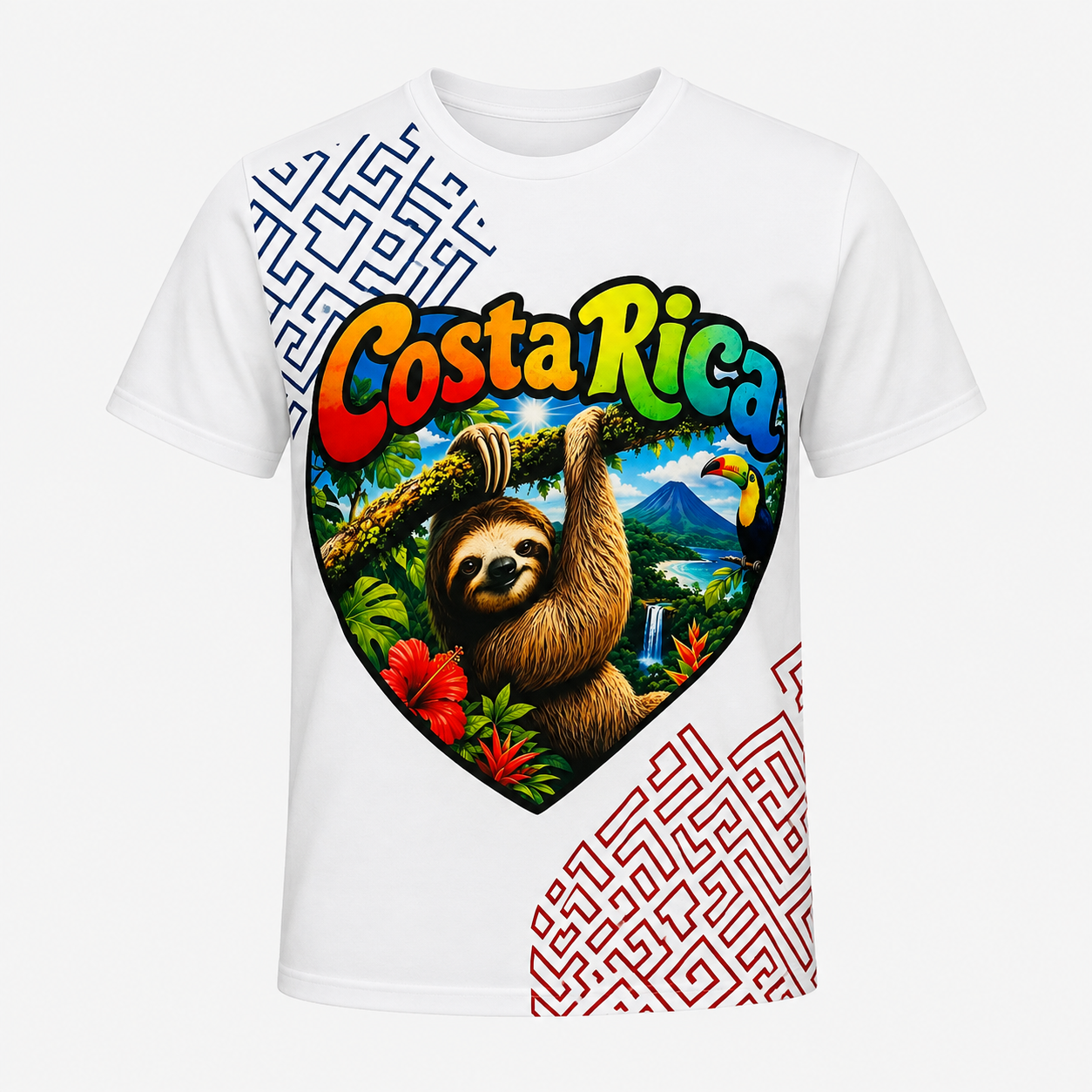 Camisetas blancas con coloridos diseños inspirados en Costa Rica - Image 6