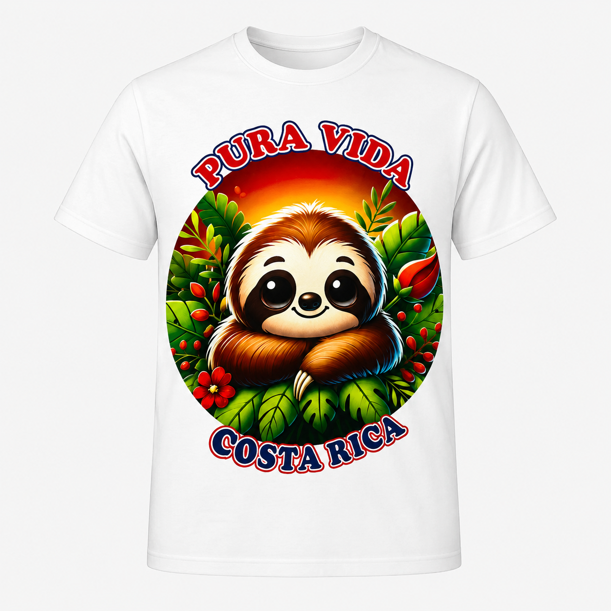 Camisetas blancas con coloridos diseños inspirados en Costa Rica - Image 9