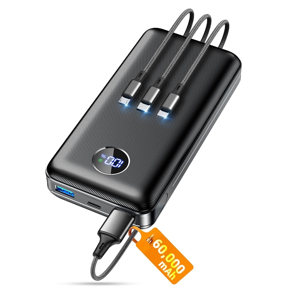 Cargador portátil ZZI Power Bank de 6000 mAh, paquete de baterías PD de carga rápida de 22,5 W