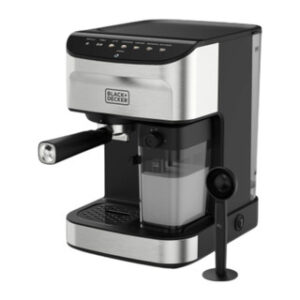 Black + Decker maquina de cafe semiautomatica espresso - EM0412-1SDLA