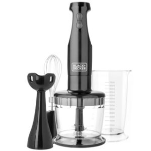 Black + Decker batidora de inmersion 3 en 1 2 veloc 200w negra - HB2800B