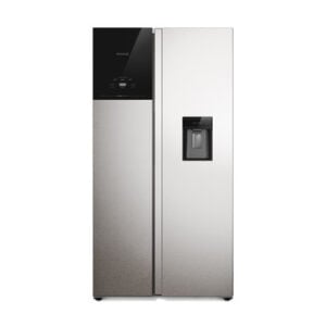 Refrigerador Frigidaire Side by Side 19 Pies Inverter Plateado FRS19F3N5BI con Dispensador de Agua