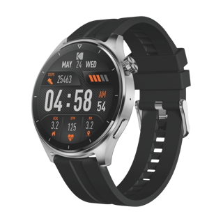 Reloj Inteligente Kodak SW7202 Plateado 1.45" Full Touch HD – Smartwatch Bluetooth